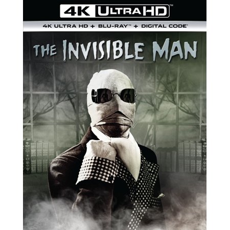The Invisible Man (4K Ultra HD + Blu-ray + Digital Copy) Universal Studios Horror