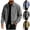 Dark Gray, variant on Zpzdpjkx Mens Ribbed Corduroy Shacket Versatile Casual Daily Lightweight Outdoor Pocket Jacket for Mens