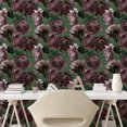 thumbnail image 3 of Ambesonne Peony Peel & Stick Wallpaper for Home, Nostalgic Flowers Garden Art, 13"x72", Fern Green and Mauve Taupe, 3 of 6