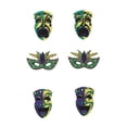 thumbnail image 3 of Juego de 6 pendientes con máscara de de carnaval, bonitos para fiesta de regalo de cumpleaños y Halloween estilo A, 3 of 8