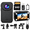 Black, variant on TIKBBRMG 2K Mini Body Camera with Audio Video Recording, Night Vision, Chest Wearable Thumb Cam, Portable Body Worn Action Cam for Personal, Outdoor, Traveling, Sport