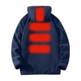 thumbnail image 5 of Unisex Thick Winter Hoodie for Men Women, Heated Hoodie for Men Women, Heated Jackets Sweatshirt Warm USB Electric Heaters Winter Heating Hoodies Navy XXL, 5 of 5