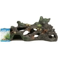 Marina Hollow Log Aquarium Ornament with Moss Cover
