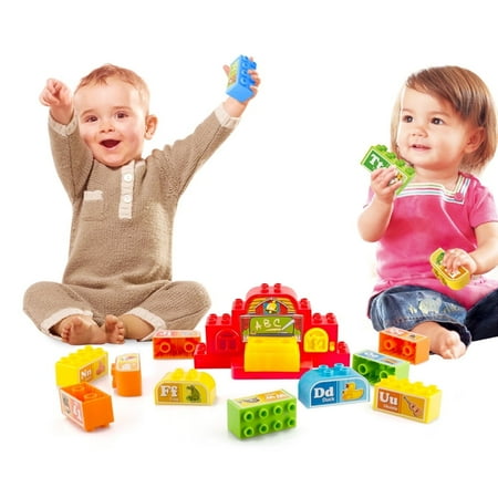 WEofferwhatYOUwant Talking ABC Blocks - Audio Learning Toy for Early Education