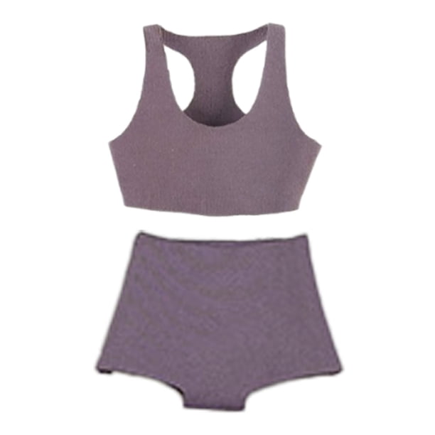 Ropa deportiva para mujer a escala 1/6, disfraz, moda, ideal como regalo deportivo. Rosa y morado