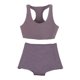 thumbnail image 1 of Ropa deportiva para mujer a escala 1/6, disfraz, moda, ideal como regalo deportivo. Rosa y morado, 1 of 9