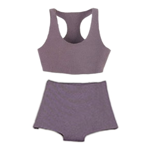 Ropa femenina a escala 1/6, disfraz, ropa deportiva, disfraz moderno, regalo ideal, chaleco deportivo y pantalones cortos, figuras de acción, Rosa y morado
