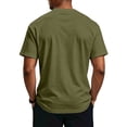 thumbnail image 5 of Trgacdwlo S-4XL Henley Shirts for Men Quick Dry Mens Shirts Short Sleeve Gym Workout Summer Big and Tall Green Shirts for Men, 5 of 6