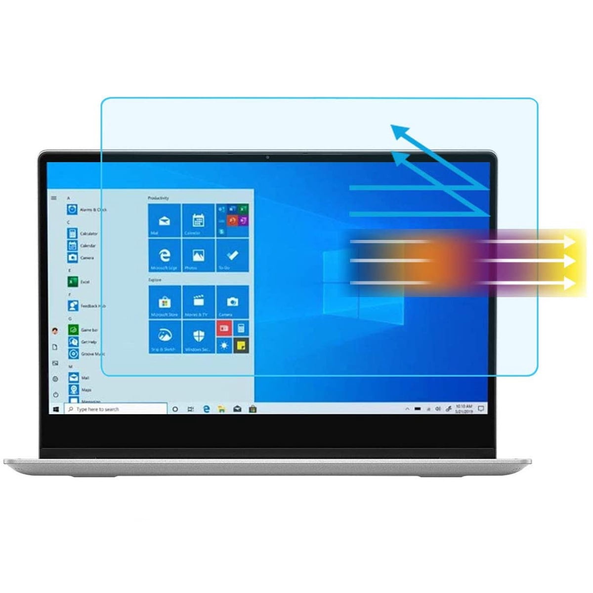 Anti Blue Light Glare Screen Protector 