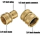 thumbnail image 4 of Juego de adaptadores para hidrolavadora, kit de desconexión rápida, conector giratorio M22 a conexión rápida de 3/8 de pulgada, conector de 3/4 de pulgada a liberación rápida, paquete de 8, 4 of 4