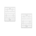 thumbnail image 3 of FOMIYES 2 Sets Hole Board Hook Rack Pegboard Wall Organizer Garage Storage Shelf Shelves, 3 of 8