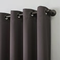 thumbnail image 3 of Sun Zero Oslo Extreme 100% Blackout Grommet Curtain Panel, 52"X63", Fig Purple, 1-Piece Single Panel, 3 of 10