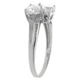 thumbnail image 6 of 1.00 Ct Heart Natural White Topaz 925 Sterling Silver Ring Size 8, 6 of 7