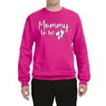 thumbnail image 2 of Wild Bobby, Mommy to Be Pregnancy Reveal Gift Parents to Be, Pop Culture, Unisex Crewneck Graphic Sweatshirt, Fuschia, Medium, 2 of 3