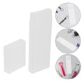 thumbnail image 1 of HOOWIFFY 4Pack Transparent Tongue Scraper Holder Easy Maintenance Protection Storage 5.9x1.6x0.5in, 1 of 8