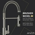 thumbnail image 3 of Anzzi Kf-Az303 Ola 1.8 GPM Single Hole Kitchen Faucet - Nickel, 3 of 9