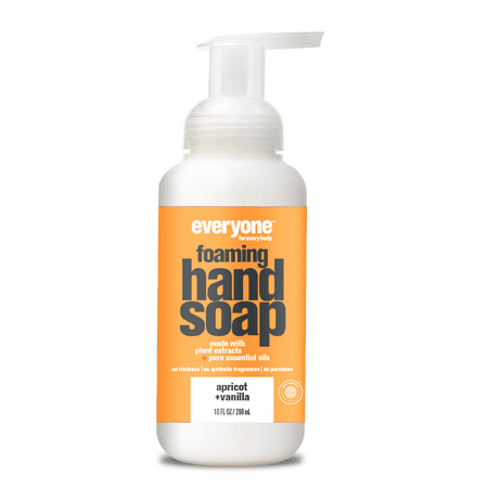 (3 pack) Everyone Foaming Hand Soap, EWG Verified, Apricot & Vanilla, 10
