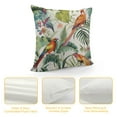 thumbnail image 4 of Nawypu  Tropical Banana Leaves Pillow Covers Hummingbird Palm Green Leaves Pillowcases  Jungle Style Double Sided Cushion Cover for Indoor Sofa Bedroom Decor, 4 of 5