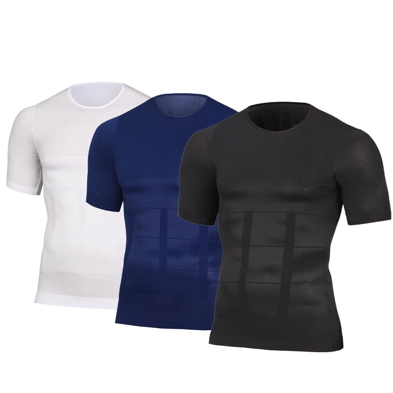 Gilet de Posture Amincissant pour Hommes T-Shirt de Compression