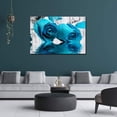 thumbnail image 3 of Canvas Wall Art for Bedroom Black and white bathroom Wall Decor Modern Art Wolf Animal Abstract Canvas Paintings Wall Artworks for Living Room Ready to Hang Pictures home Decoration-12x16 inches, 3 of 6
