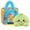 Green #16, variant on Mystery Dumpling Plush with Bamboo Steamer Packaging, Soft Squeezable Stuffed Dumpling with Embroidered Face and Rounded Feet, Mystery Plush Dumplings for Office Display, Relaxation and Gifts