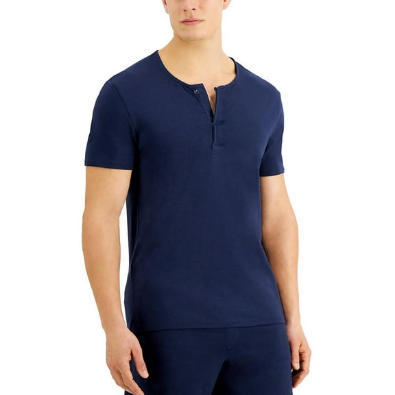 Alfani Mens Pajama Sleepwear Sleep Shirt