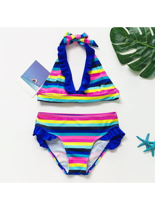 320px x 432px - Rainbow Striped Bikini