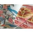 thumbnail image 4 of Ambesonne Chill Quilted Bedspread Set 3 Pcs, Girl Rose Flourish, King Size, Multicolor, 4 of 5