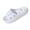 Light Blue, variant on Xfvqtps Shower Shoes for Mens and Womens Couples Funny Slide Cute Hollow Sole Quick Drying Lightweight Non Slip Open Toe Solid Color Indoor Beach EVA Slipper Dark Gray