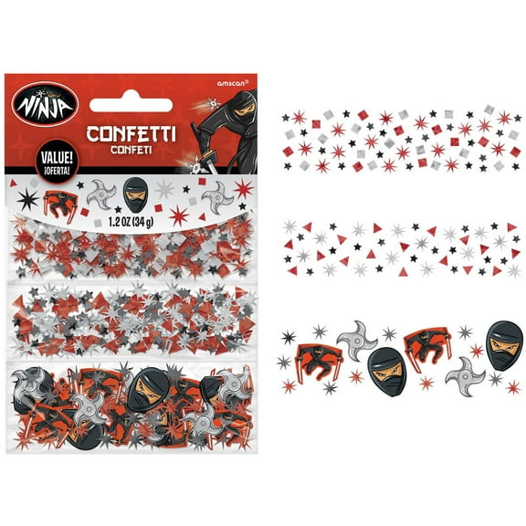 Happy Birthday 'Ninja' Confetti Value Pack (3 types)