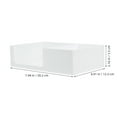 thumbnail image 2 of FRCOLOR 1 Pack Acrylic Sugar Packet Compartment Coffee Tea Bag Tray Holder Tissue Organizer Box For Countertop Coffee Station For Home Or Office, 2 of 8