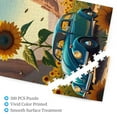 thumbnail image 3 of 500 Piece Sunflower VW Bug Jigsaw Puzzle For Adults – Vibrant Colors Challenging & Relaxing Unique Artwork Great Gift Idea., 3 of 7