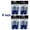 Blue, variant on Chloe Cup; 4 Packs: 20ct 2oz Mini Cups - Red