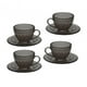 thumbnail image 1 of Juego de 4 tazas de té en miniatura para casa de muñecas, vajilla pequeña, muebles para casa de muñecas a escala 1/6 Gris, 1 of 9