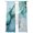 Multi, variant on Turquoise Gold Marble Sheer Curtains 96 Inch Length 2 Panels Set, Abstract Teal Modern Geometric Voile Window Treatment Semi Sheer Long Curtains Drapes for Bedroom/Living Room/Kitchen 52"x96"x2