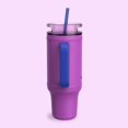 thumbnail image 3 of Bubba Travel Tumbler, 40 Oz, Stainless Steel, Vacuum Insulated Leakproof With Handle, AutoClose Lid With Straw, Moodbooster, 3 of 10