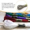 thumbnail image 3 of Naiovety Hilo de cableado de punto de cruz, fibra de poliéster hecha a mano, no es fácil de desvanecer, línea de bordado, cadena de lingotes, Artesanía Color de la luzE135 Naiovety HA059818-14, 3 of 6