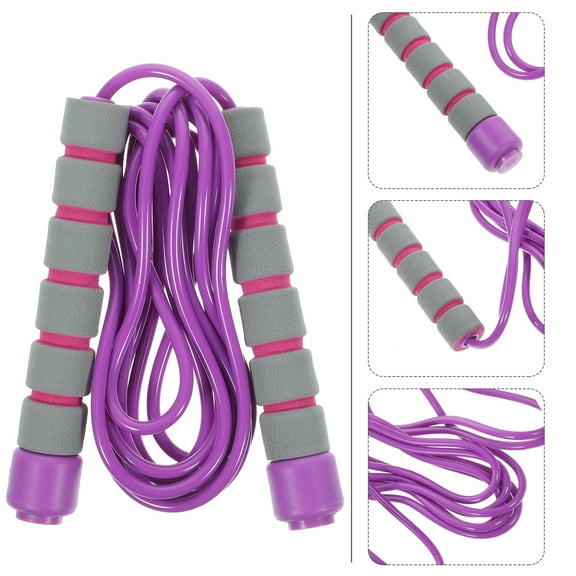 NICEXMAS 2Pack Adjustable Length PVC Jump Rope for Adults Fitness Exercise 10x0.8in