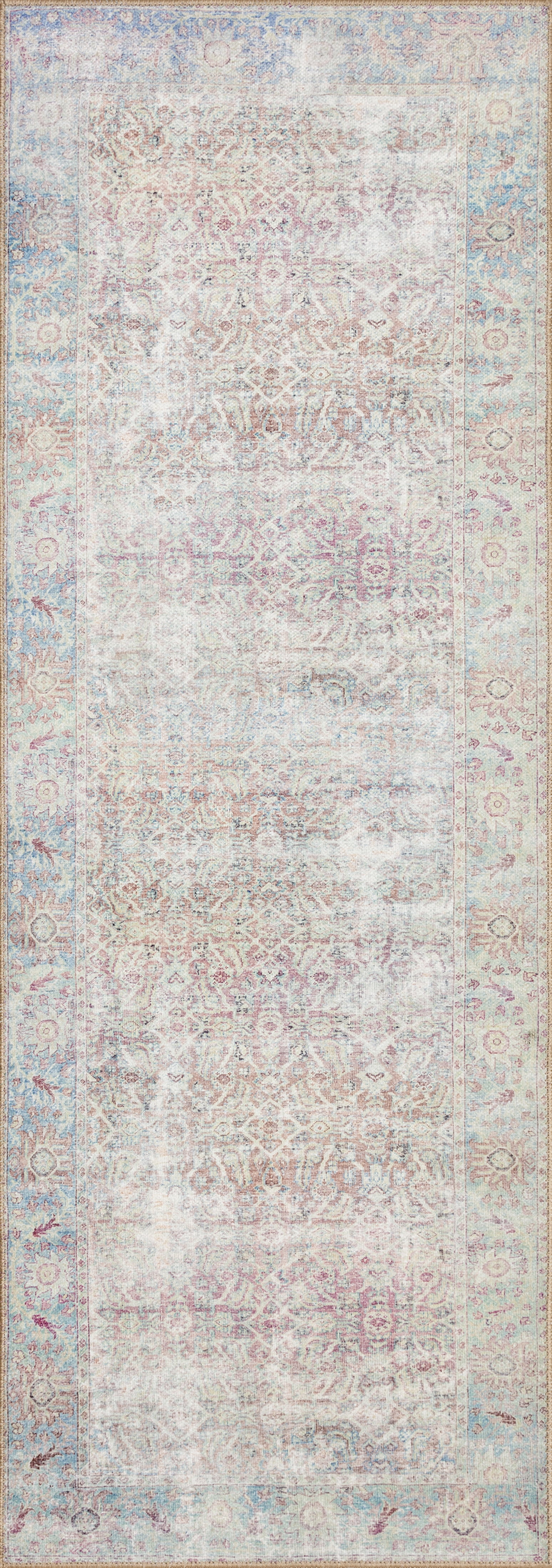 Loloi Wynter Red / Teal 2'-0" x 5'-0" Accent Rug