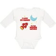thumbnail image 3 of Inktastic I Love My Mommy to the Moon and Back Boys or Girls Long Sleeve Baby Bodysuit, 3 of 5