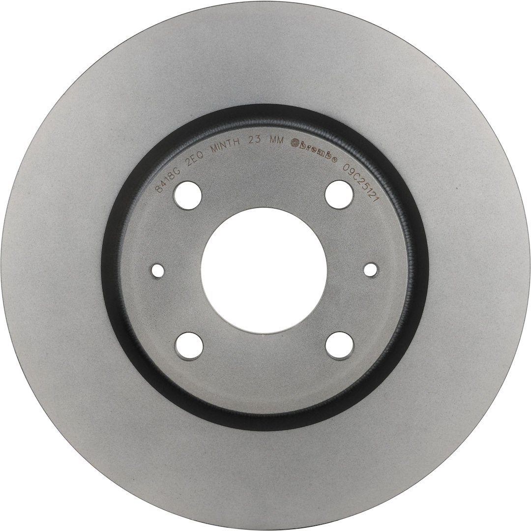 Brembo KT00642; Brake Kit; Ceramic Brake Pads; 275 Millimeter UV Coated Vented High Carbon Cast Iron One Piece Rotor; With Rotors/ Pads/ Pad Wear Sensor/ Pad Shims/ Brake Lubricant/ Mounting Hardware