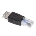 thumbnail image 1 of Usb Type A Female To Rj45 Male Ethernet Lan Network Router Socket Plug Adapter, 1 of 5