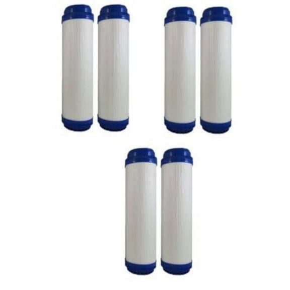 CFS 6 Pack Granular Activated Carbon Filter Cartridges Compatible With IR-10A