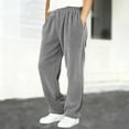 thumbnail image 5 of Boys Kids Corduroy Pants Elastic Waist Drawstring Baggy Sweatpants Loose Fit Wide Leg Palzzo Trousers Pockets Clothes, 5 of 7