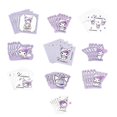 thumbnail image 3 of Stickers Prichos Kuromi Color Morado de Papel Adhesivo 50 Piezas, 3 of 4