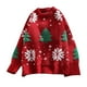 thumbnail image 5 of Suéter de Navidad Suéter de manga larga Prendas de punto informales transpirables Suéter para mujer Jersey Top para fiesta Festivo de Navidad 61cm Fernando  Suéteres de mujer, 5 of 8