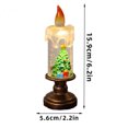 thumbnail image 3 of Advancent Globo navideño, árbol de Navidad con muñeco de nieve LED sin parpadeo, esquema de color elegante y sencillo, resistente al agua y Kits de decoración para fiestas Estilo mayor, 3 of 6