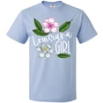 thumbnail image 3 of Inktastic Louisiana Girl Magnolia Flowers and Leaves T-Shirt, 3 of 5