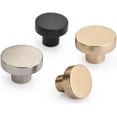 thumbnail image 2 of Ashley Norton 3880 11/4 Solid Bronze Helios 1-1/4" Mushroom Cabinet Knob - White, 2 of 2