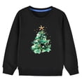 thumbnail image 4 of Posijego Vêtements de Noël pour Enfants Garçons Filles Sweat à Manches Longues Col Rond Coton Pull Chandail en Molleton Hauts, 4 of 4